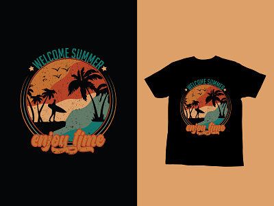 summer t-shirt design custom t shirt graphic design summer t shirt design surfing t shirt design t shirt t shirt design tree t shirt design vector