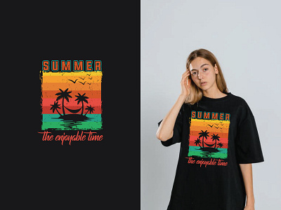 Summer T-shirt design