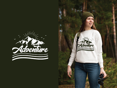 Adventure T-shirt design adventure t shirt custom t shirt graphic design mountain t shirt t shirt design trees vector