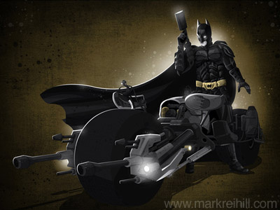 Batman bane bat batman batpod bruce wayne christian bale comic dark knight dark knight rises dc comics illustration playboy