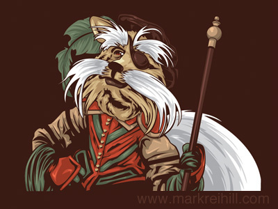 Sir Didymus art david bowie fantasy hoggle illustration jennifer connelly jim henson labyrinth ludo magic mark reihill muppets original print puppets