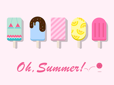 Oh , Summer ! illustrations