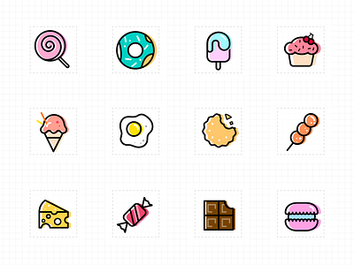 Food icon gui