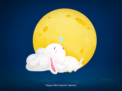 Happy Mid-Autumn festival illustrations