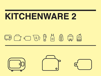 Kitchenware Pictogram 2 design graphic design illustration illustrator logo vector