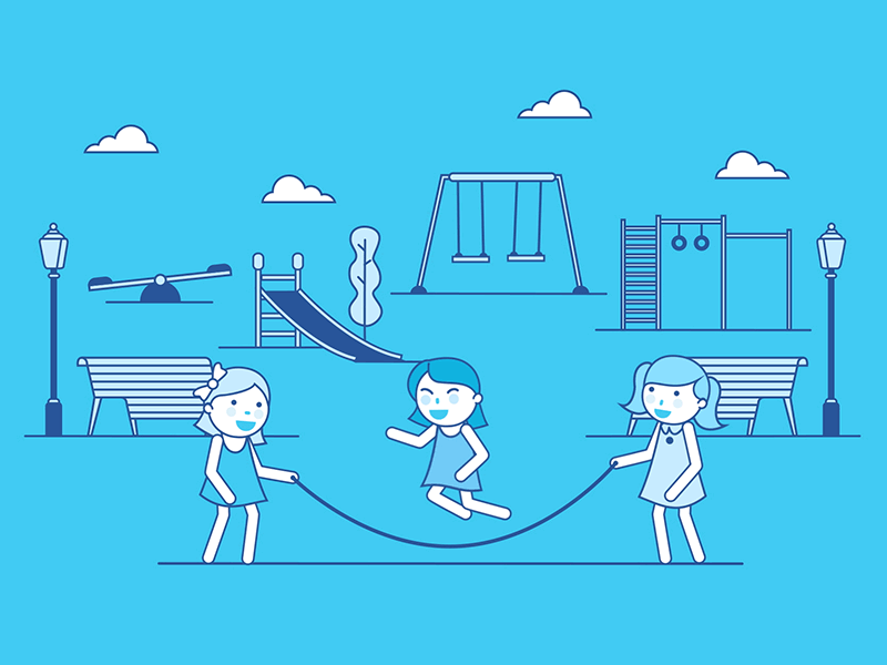 Jumping Rope by Feitosa on Dribbble