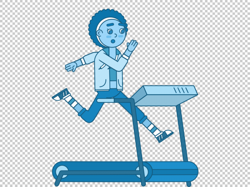 Dribbble gifs run machine
