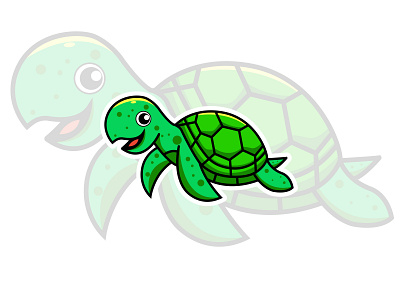 Cute Turtle Logo animal animal logo animal mascot cute cute logo design drawing hand drawn logo mascot minimal modern pet logo turtle turtle mascot