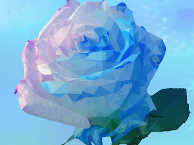 Rose low poly