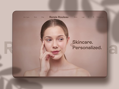Beauty Skincare Cosmetics Website Design and Animation animation beauty cosmetics interface landing page makeup motion parallax skincare ui uiux web website