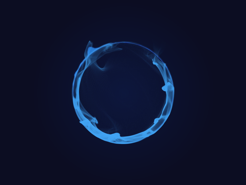 Particle Orb Animation