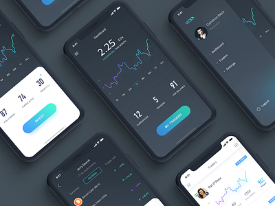 Crypto Trading App app bitcoin cryptocurrency interface market mobile platform ui wallet