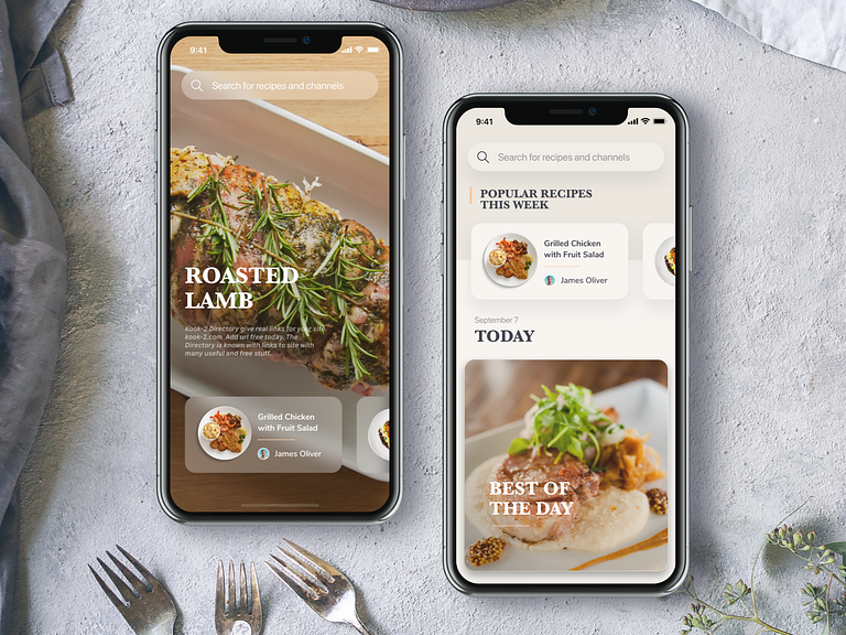 Food App by Dannniel for Marcato Studio on Dribbble