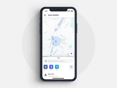 Ridesharing App animation app interaction interface mobile ridesharing uber ui