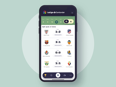 Football Soccer App Animation animation app design football game interaction interface live livestream match mobile motion player score soccer ui video