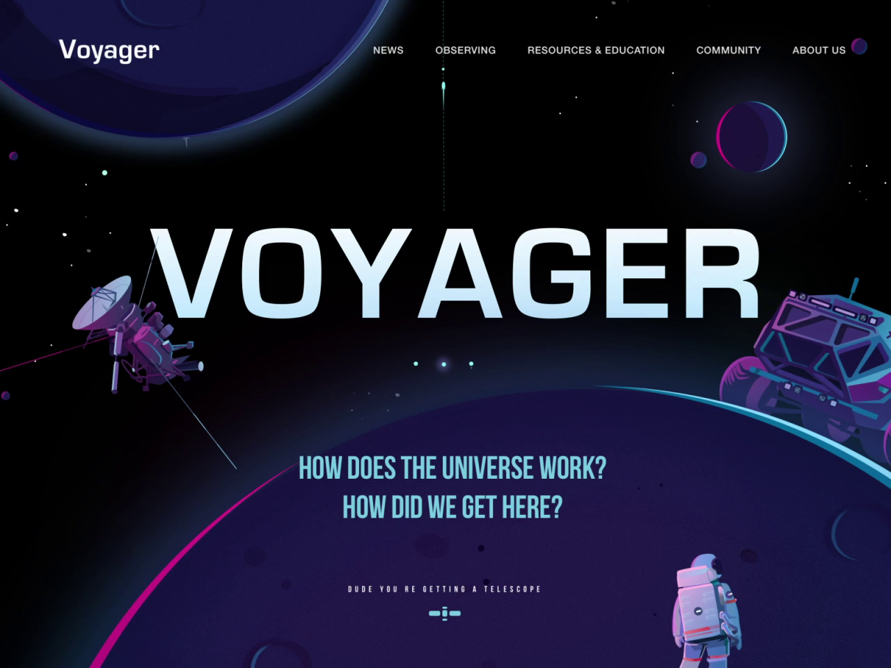 voyager website