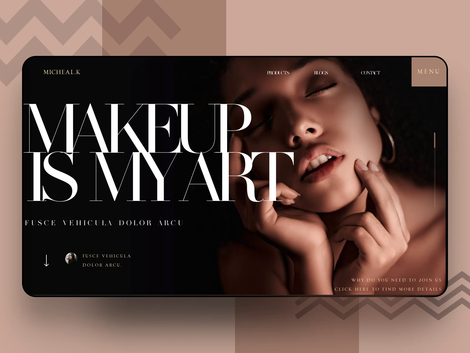 Beauty Skincare Cosmetics Makeup Website Design and Animation by ...