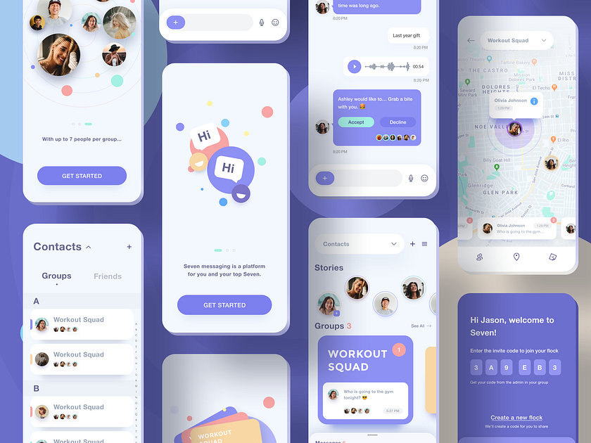 Social & Messaging App By Dannniel For Marcato Studio On Dribbble