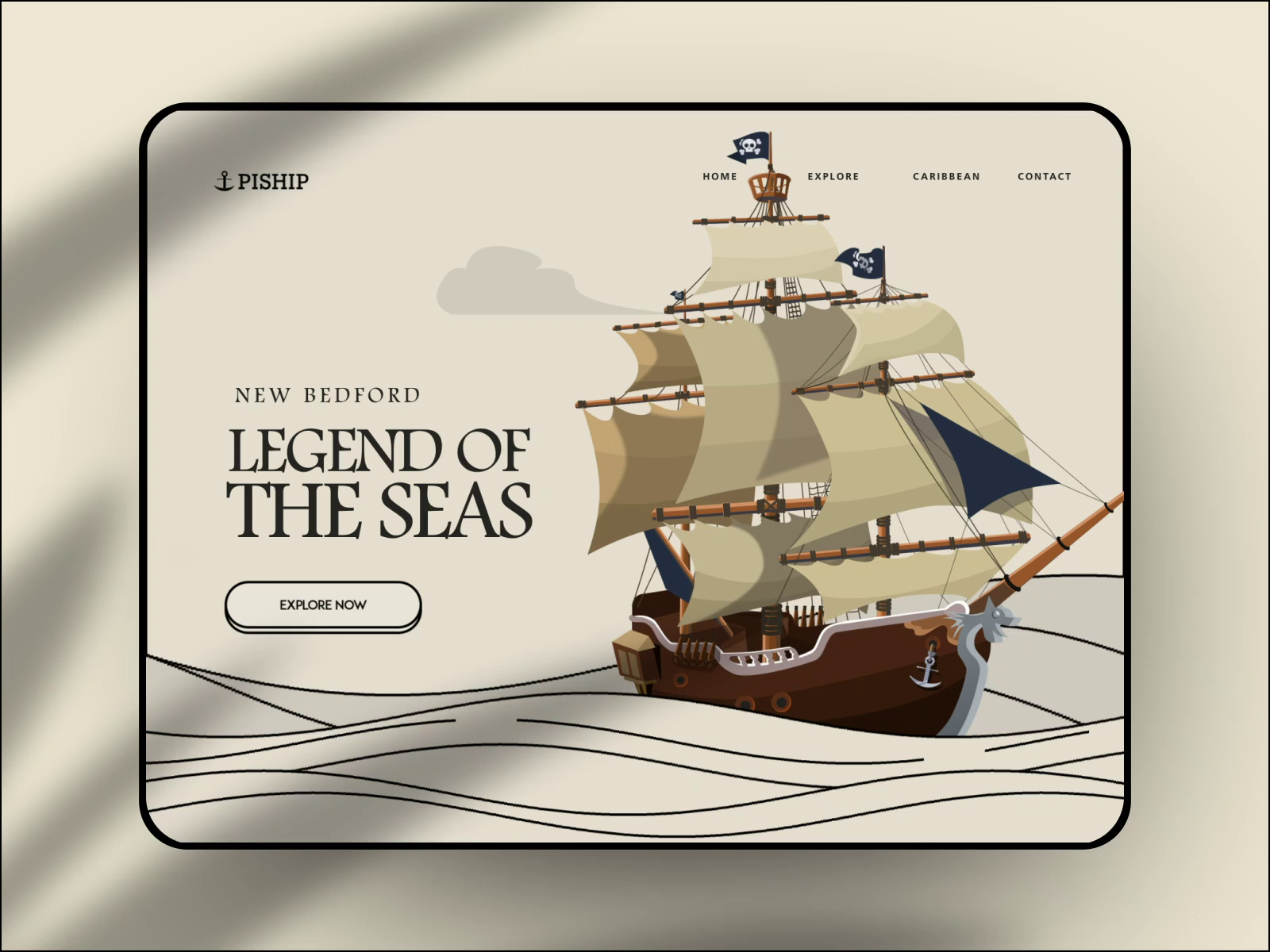 Pirate Website Concept