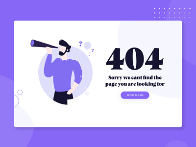 404 Error page clean flatdesign illustration infographics minimalistic rebrand
