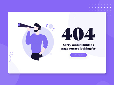 404 Error page