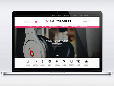 Gadget Store Design - TotallyGadgets