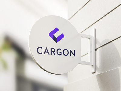 „Cargon“ logotipas alius branding design levinskas logo shipping