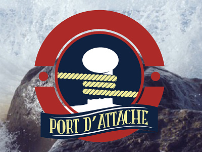 Logo Port D'Attache bretagne logo marine sea thil