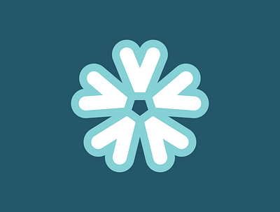 Wild Blue Phlox blue design flower flower logo graphic design icon logo logos nature thick lines wild