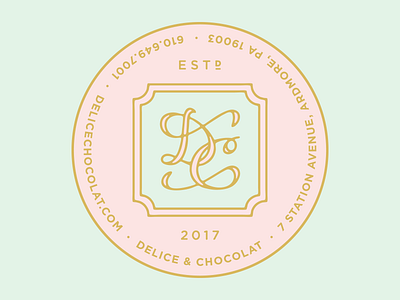 Delice & Chocolat Box Stickers