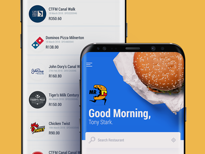 🍔 Mr D Food adobe xd concept food delivery app mobile app order online ui ux