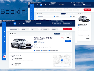 Bookin aesthetic design landing page product design responsive ui ux webapp