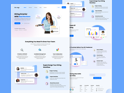 Starup freelance interface prototype ui ux web design wireframe