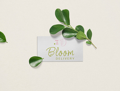 Bloom Delivery - Flower Delivery branding design dribbbleweeklywarmup illustration logo typography warmup