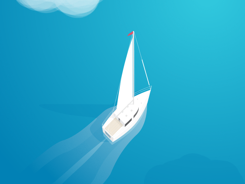Sailboat with moves