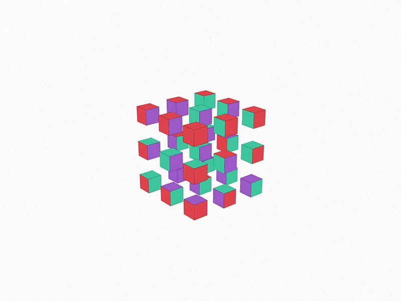 Cubes after effects 3d assembling cubes flat 3d motion graphics shape layers squares