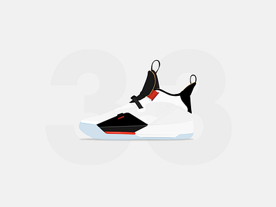 Sneaker 2d illustration illustrator jordans nike shoes sneakers trace