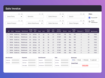 Sale Invoice