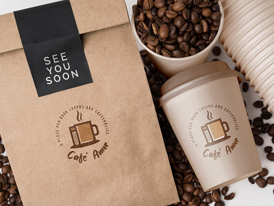 Cup & bag Mockup branding design graphic design illustration illustrator mockup photoshop vector