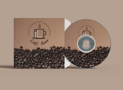 CD Mockup branding café cd design design graphic design illustration illustrator mockup photoshop