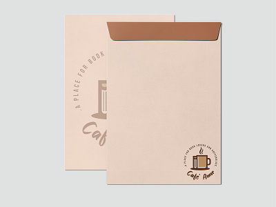 A4 Envelope Mockup brand design branding café design envelope design graphic design illustration illustrator mockup photoshop