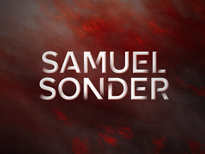 Samuel Sonder Logo logo typography