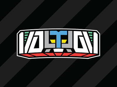 Voltron Ambigram ambigram designers republic sticker voltron wu tang clan