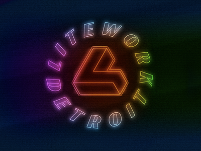 LiteWork Records detroit litework music neon record label records techno
