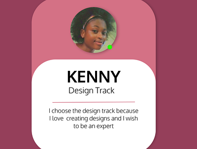 Simple profile card 3d animation app branding design graphic design illustration logo motion graphics typography ui ux vector