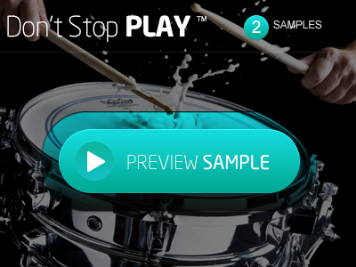 Sample Play Button design interface user