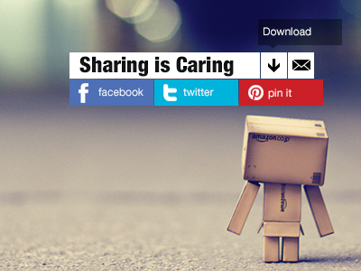 Sharing is Caring elements ui