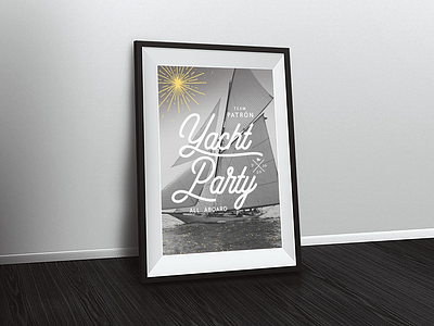 Yacht Party! party poster