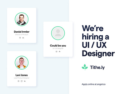 Looking for a UI / UX Designer