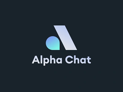 Alpha Chat — Day 1 of 30 30daychallenge 30dayschallenge brand brand identity branding branding agency branding design chat chat app concept design figma icon lettermark logo logo challenge logo design logo designs logodesign typography